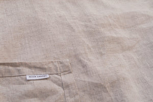 Organic Hemp flat sheet in natural. Sustainable - mooncanopy